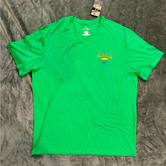 Polo Ralph Lauren Other - COPY - Polo Ralph Lauren Green Logo Crew Knit Short Sleeve Tshirt. Mens Large. …